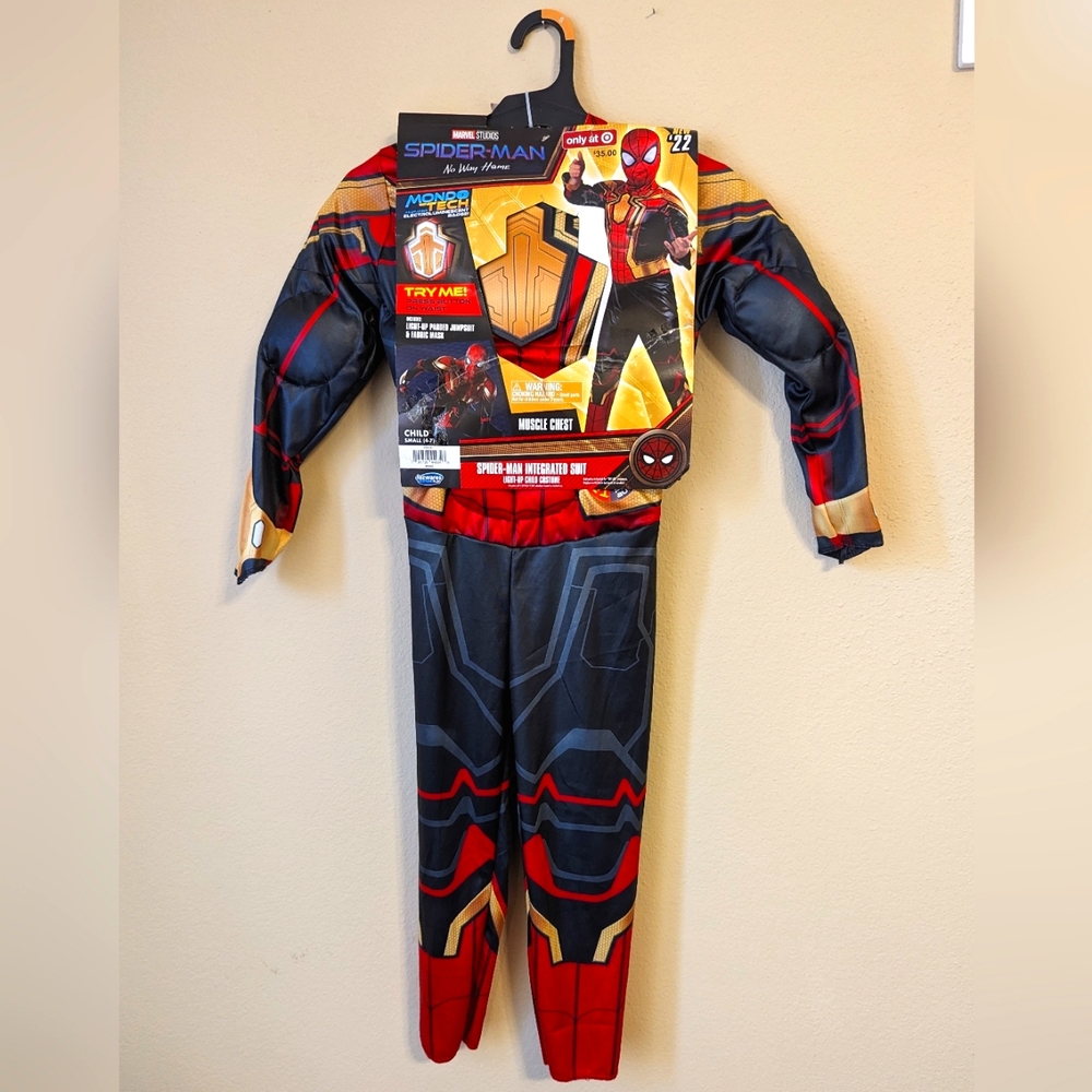 Spiderman Child Costume size 4-7